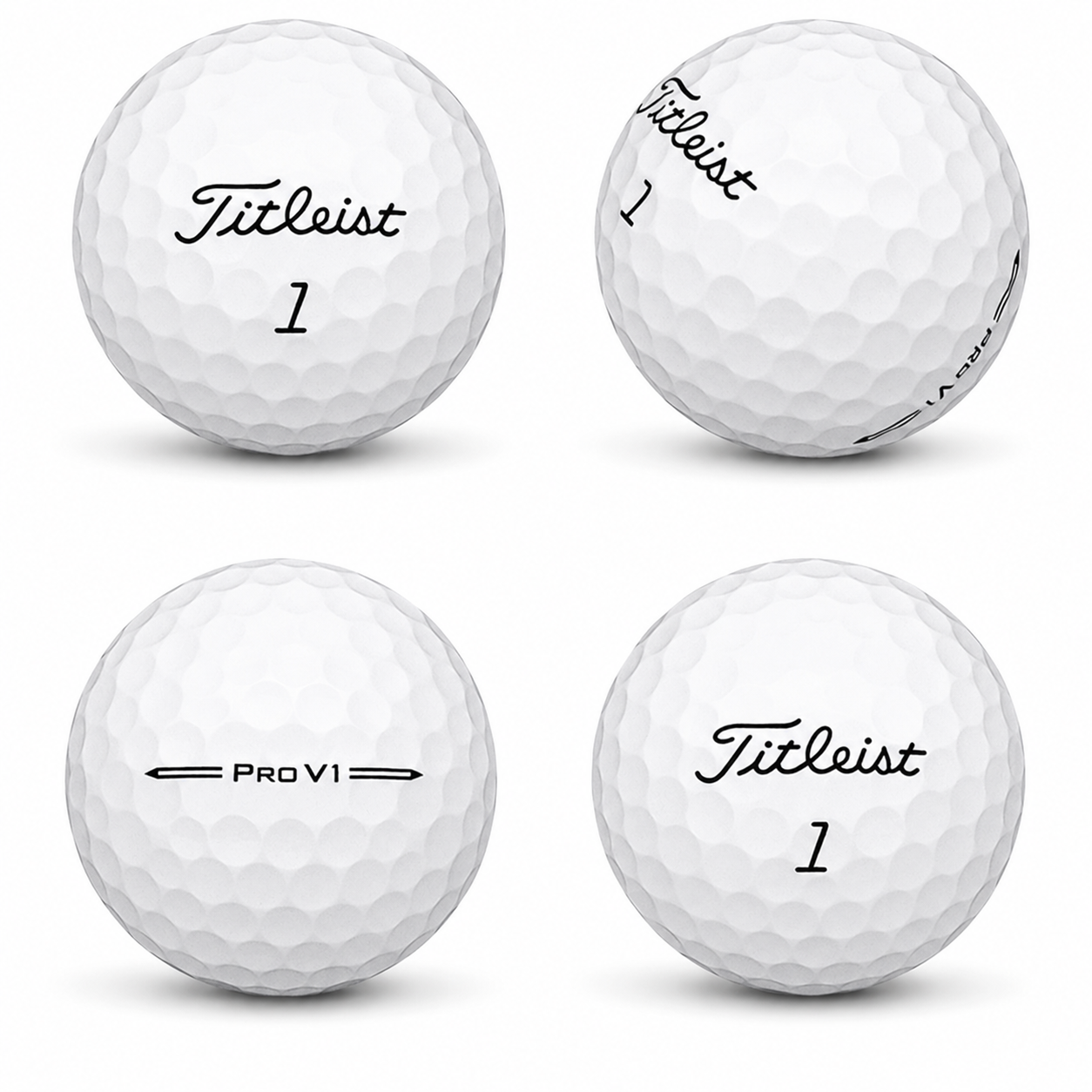 Dusin brugte Titleist Pro V1 golfbolde fra WePlayAgain
