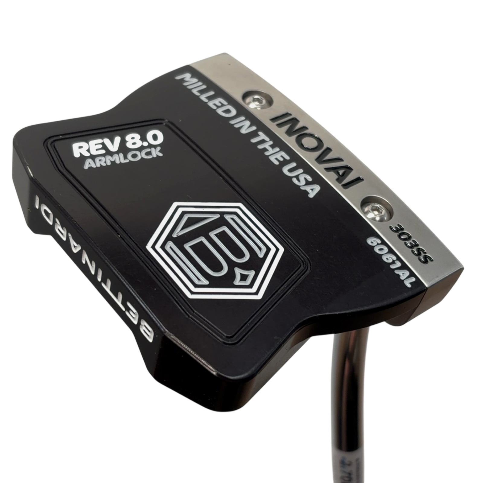 Bettinardi Inovai 8.0 mallet-putter i 37 tommer med sort finish