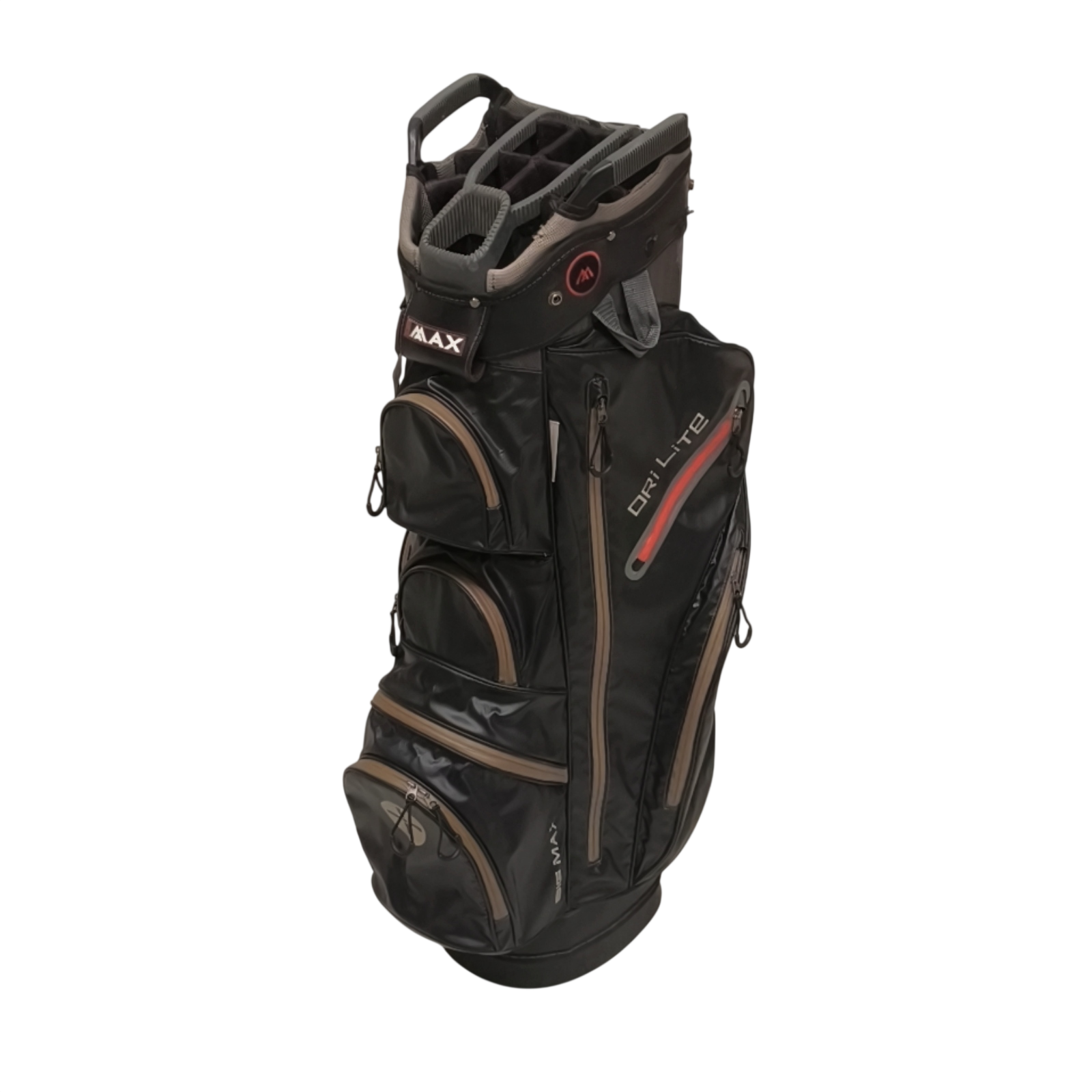 Brugt Big Max Dri Lite golfbag i sort med 14-way topdeling