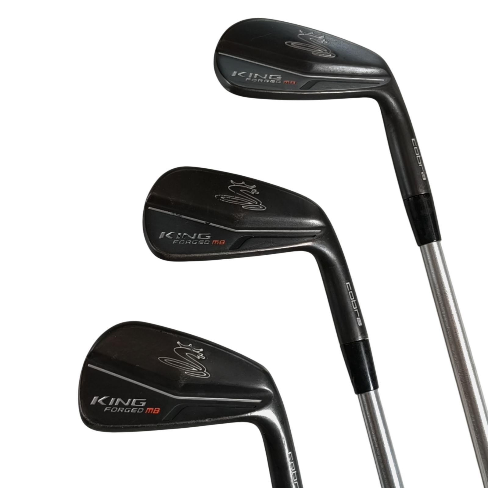Brugt Cobra King Forged MB muscle back jernsæt 6 til PW med stål skaft og X-Stiff flex