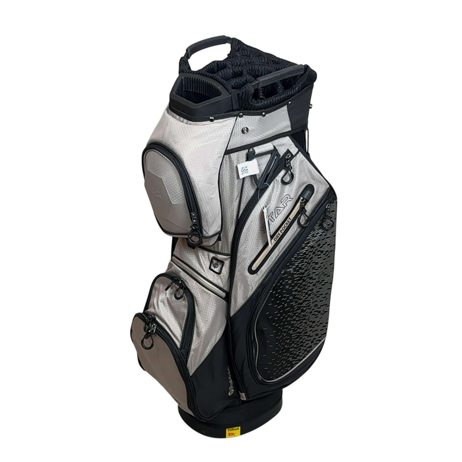 Brugt Fastfold Star golfbag i grå med 15 rum