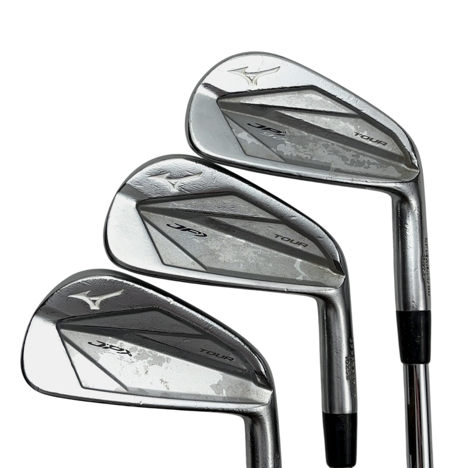 Brugt Mizuno JPX Tour jernsæt 4 til PW med stål skaft og stiv flex