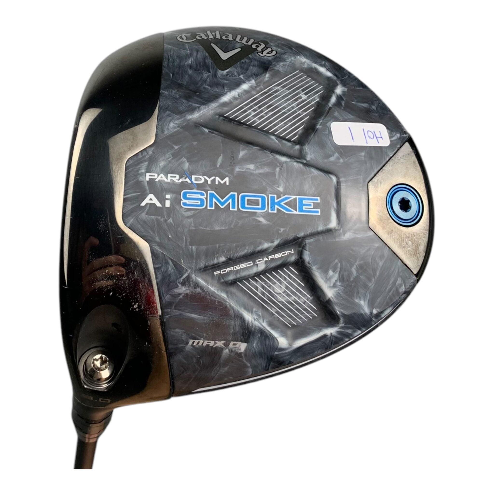 Venstrehåndet Callaway Ai Smoke Max D driver med regular flex og loft 9 grader