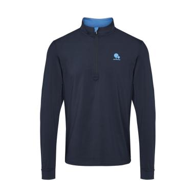 Glenroy Midlayer i navy fra Lexton Links, herre golf midlayer-sweater