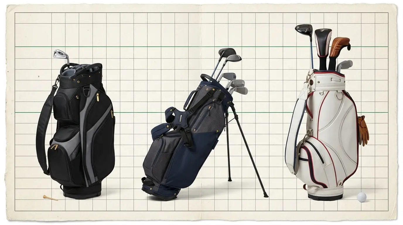 Golfbag test 2026: Cartbag, stand eller staff