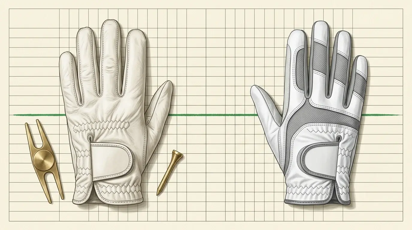 Golfhandsker test 2026: Cabretta kontra syntetisk